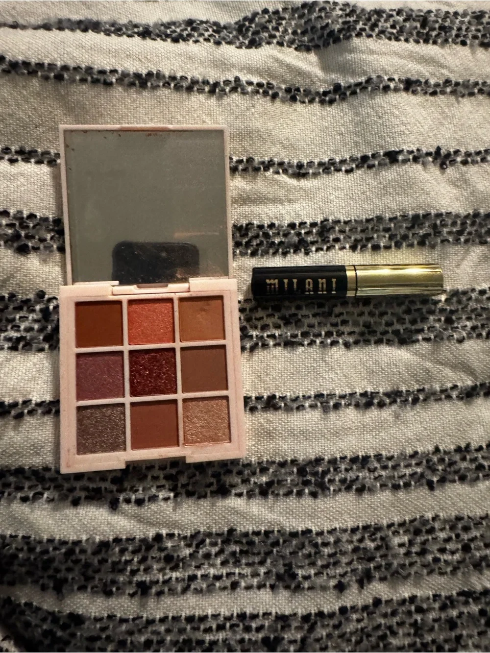 Ciaté London Eyeshadow palette & Milani eyeliner